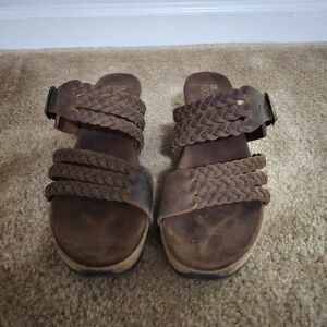White Mountain Brown Leather Footbeds
